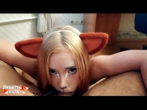 ❤️ キツネがチンポを飲み込み、口の中にザーメンを出す ️❌ at ja.novoporn.ru ❌️❤